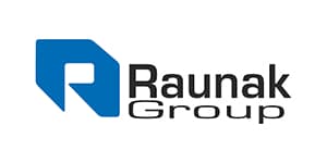 Raunak Group logo on propfynd